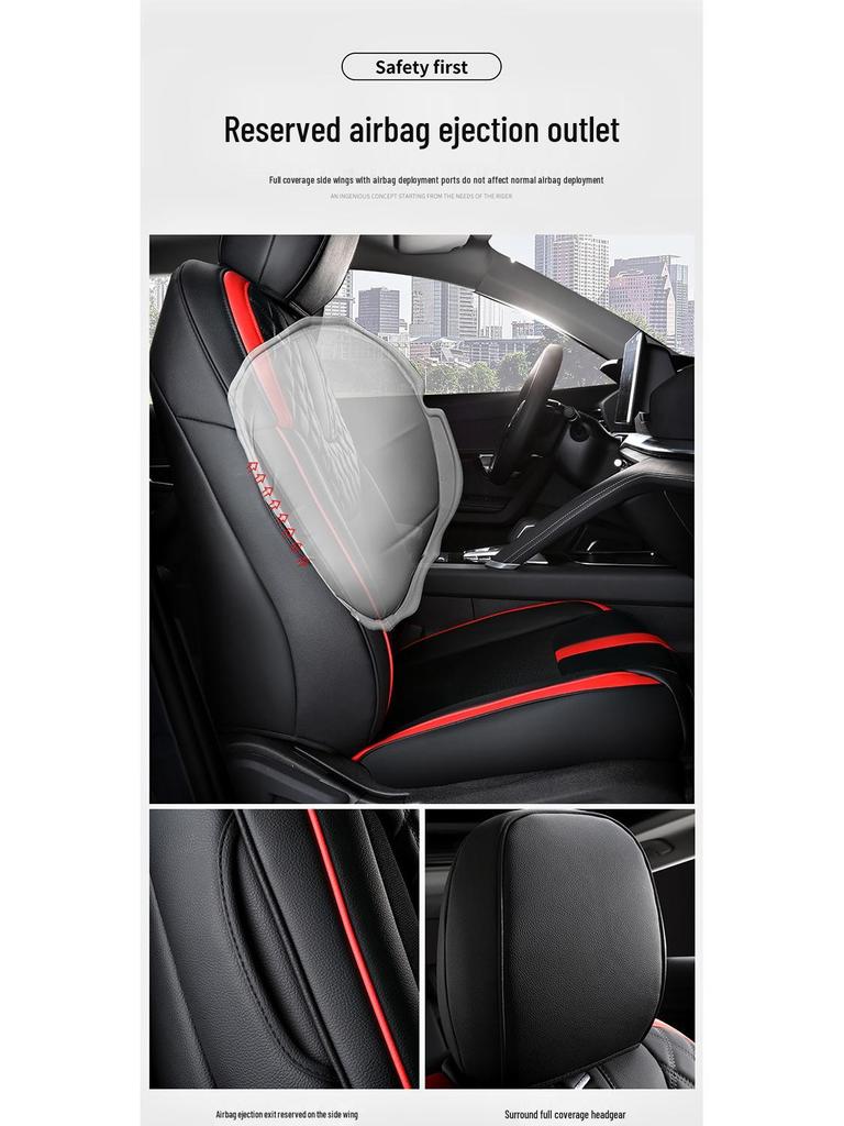 BYD Song PRO Vollumfassender 5-Sitzer Leder-Autositzbezug mit Ganzjahres-Verschleißfestem Design