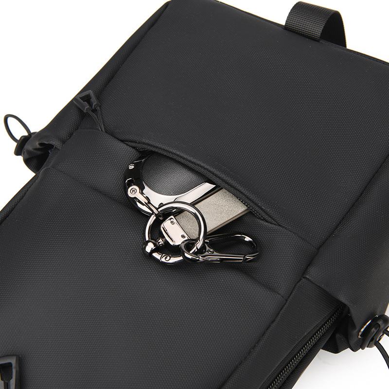 Повседневная водонепроницаемая мужская нагрудная сумка — фото 20