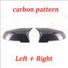 2x Carbon Fiber Style Black mirror cover Replacement for BMW 5 6 7 Series F10 F11 F18 F07 F12 F13 F06 F01 F02 LCI Accessories