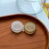 10Pcs Mini Portable Contact Lens Case Eyes Contacts Care Container Box Contact Lenses Storage Box Clear Colored Contact Lens Box