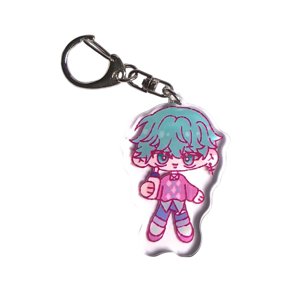 Akrylová klíčenka přívěsek – Roztomilý dekorativní dárek na studentské batohy