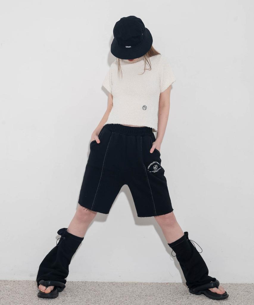 UNUSUALNORMAL Symbol Knit Top_Ivory