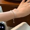 Women Adjustable Round Bead Pull Bracelet Minimalist Ins Niche Design Fashion Jewelry