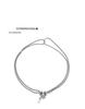 Nohara Aoi Trendy Double-Layer Natural Stone Titanium Steel Necklace for Men and Women