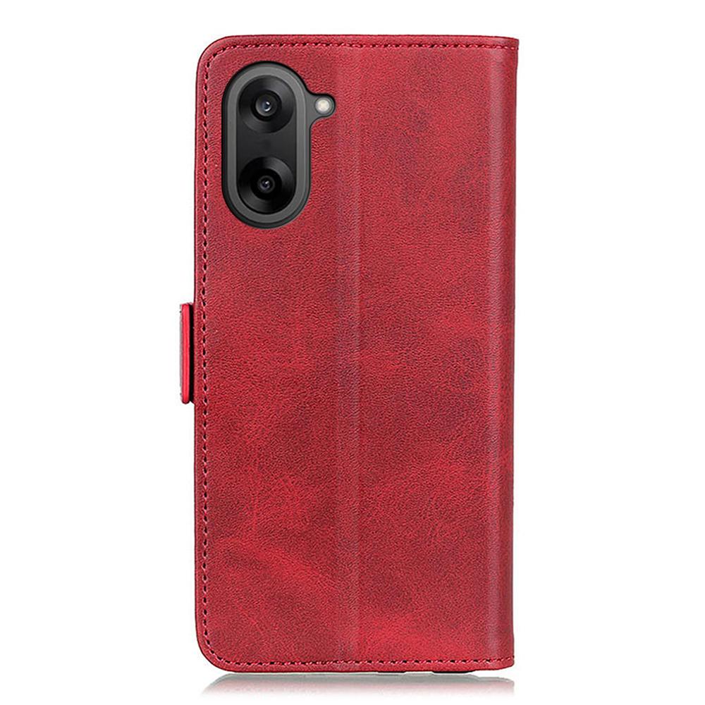 For OnePlus Nord CE5 5G/Ace 5 Racing 5G Case Stand Cowhide Texture PU Leather Phone Cover