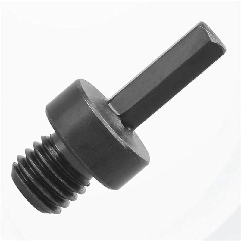 AEE2-1 Pack Core Drill Bit Adapter 5/8Inch-11 Thread Male To 3/8Inch Hex Shank