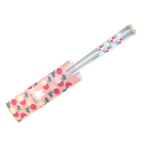 

Dick Bruna Miffy MIFFY FRUITS Clear Chopsticks, Dishwasher Safe, 23cm, Made in Japan, 421515