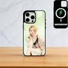 Emma Stone Phone Case For iPhone17,16,15,14,13,12,11 Plus,Pro Magnetic For Magsafe Wireless Charging