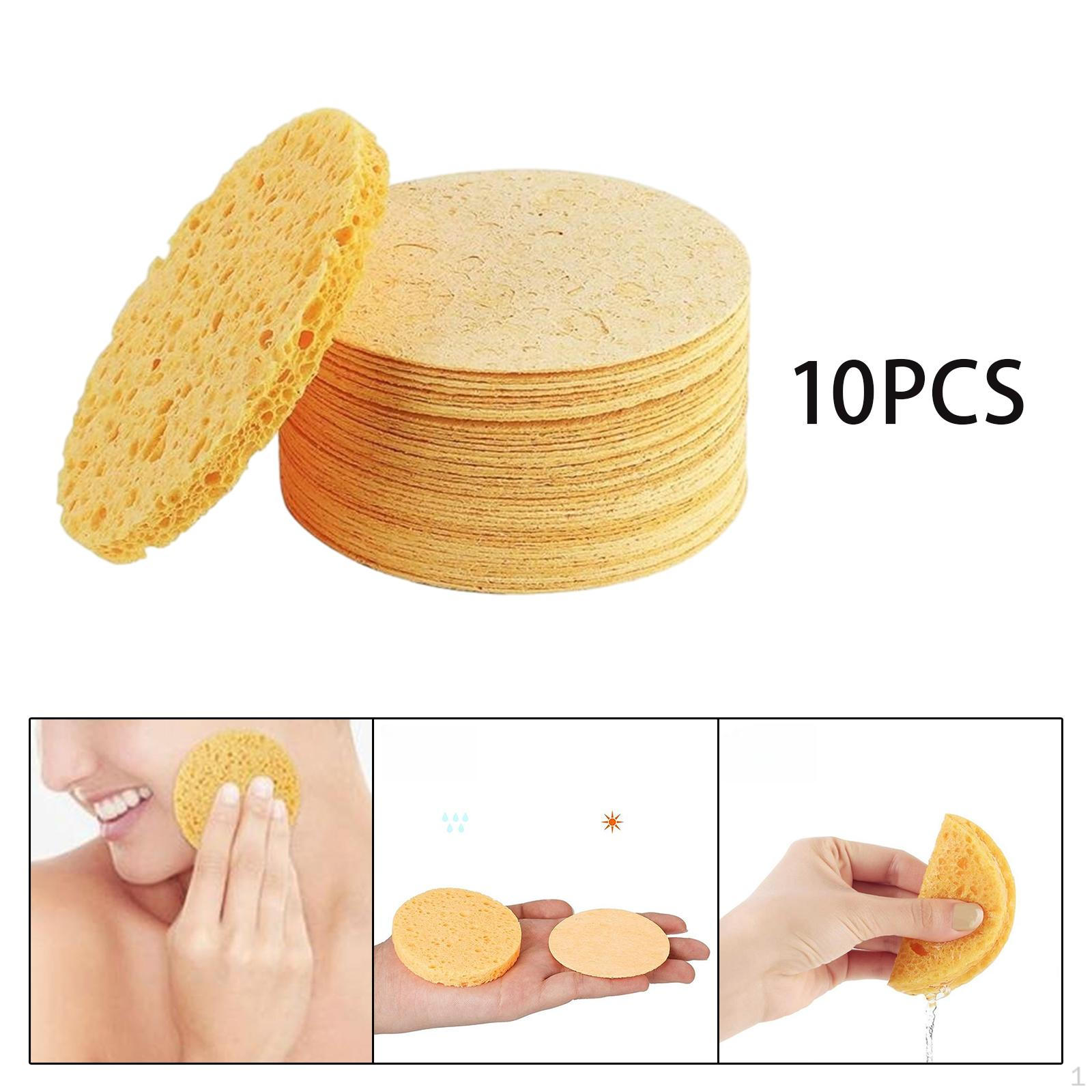 Facial Cleansing Sponges for Gentle 10Pcs