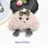 Cute Cloud Keychain - Cartoon Claw Machine Toy with Dark Cloud Pendant and Small Doll