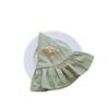 Rustic Placemat Pure Color Round Shape Ruffled Trim Afternoon Tea Placemat Cotton Table Mat Dining Kitchen Table Decor 90%