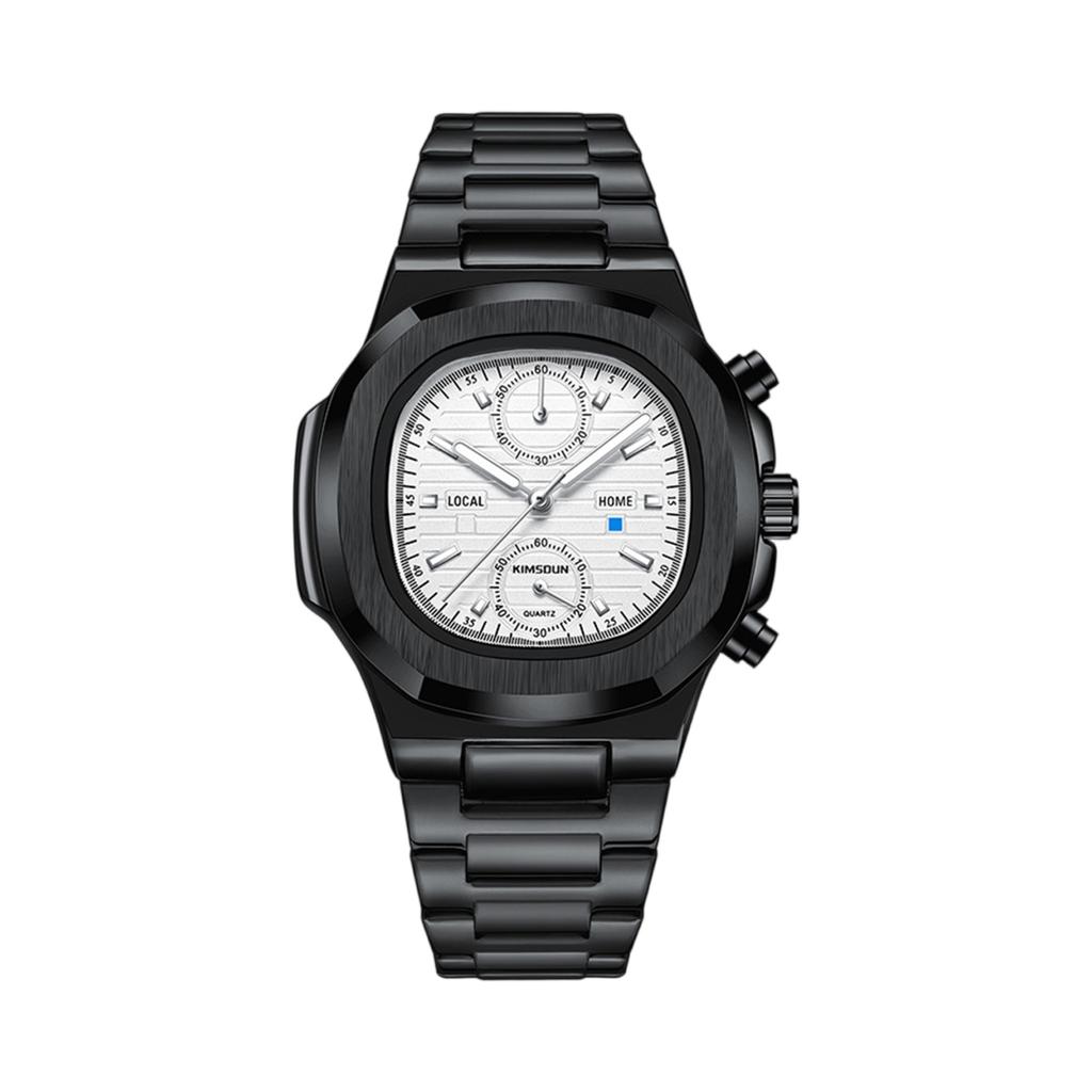 Herren Wasserdicht Leuchtend Lauf Wecker Uhr