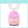 Kids' Waterproof U-shaped Electric Toothbrush With Soft Nylon Bristles