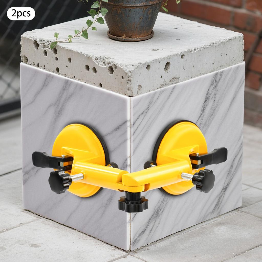 Suction Cups for Glass 2pcs Aluminum Alloy 90 Degree Adjustable Vacuum Suction Cups 220lb Hold for Granite Marble