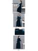 Elegant Velvet Long Qipao Dress – Over-Knee, Stylish, Thickened for Spring, Autumn, Winter.