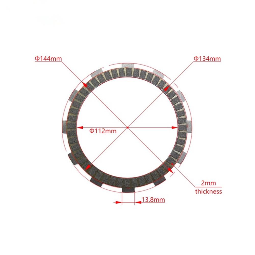 Hengjian Z300 Clutch Plates for KTM, Husqvarna, and GASGAS Kaixi Off-Road Motorcycles