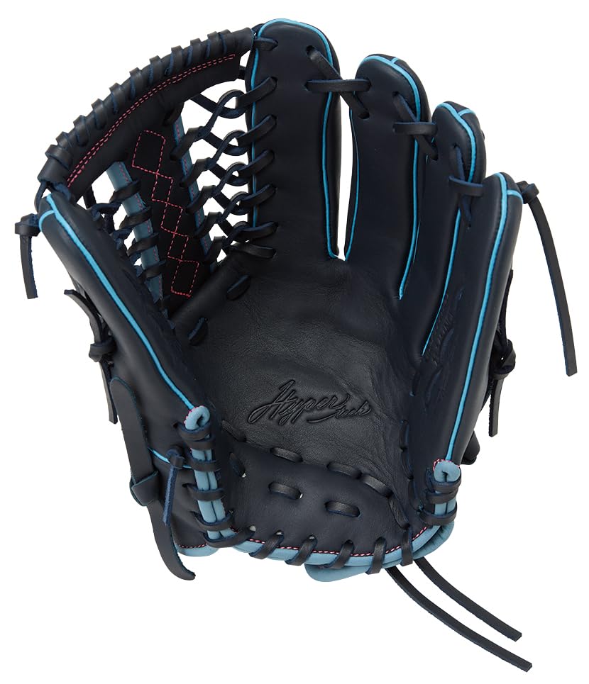 Rawlings HYPER TECH R2G GS5FHTS65 Fit Throw Women's Baseball/Softball Glove, All-Around, Navy, 11.75 Inch, Right-Handed