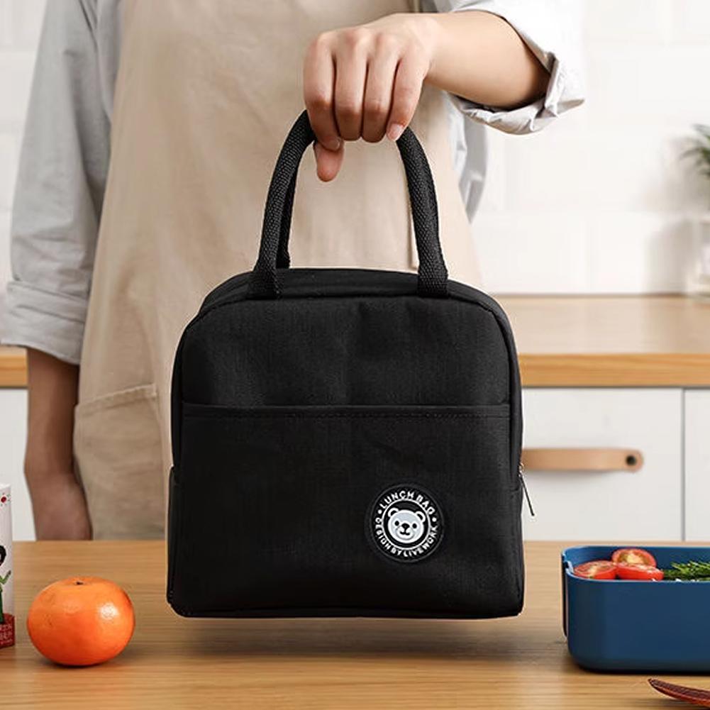 Wiederverwendbare Thermoisolierte Bento-Tasche Tragbare Mini-Lunchtasche Für Kinder Studenten Für Den Schulbesuch/Reisen Geschäftsreisen/Camping