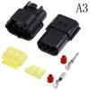 1 Set 1/2/3/4/6/8/10/12 Pin Way Waterproof Wire Connector Plug Car Connectors