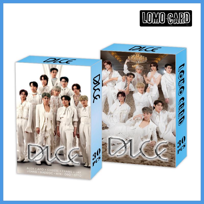 Thai Star Group Mini LOMO Cards: 30 Single-Sided Collectible Dice Photos