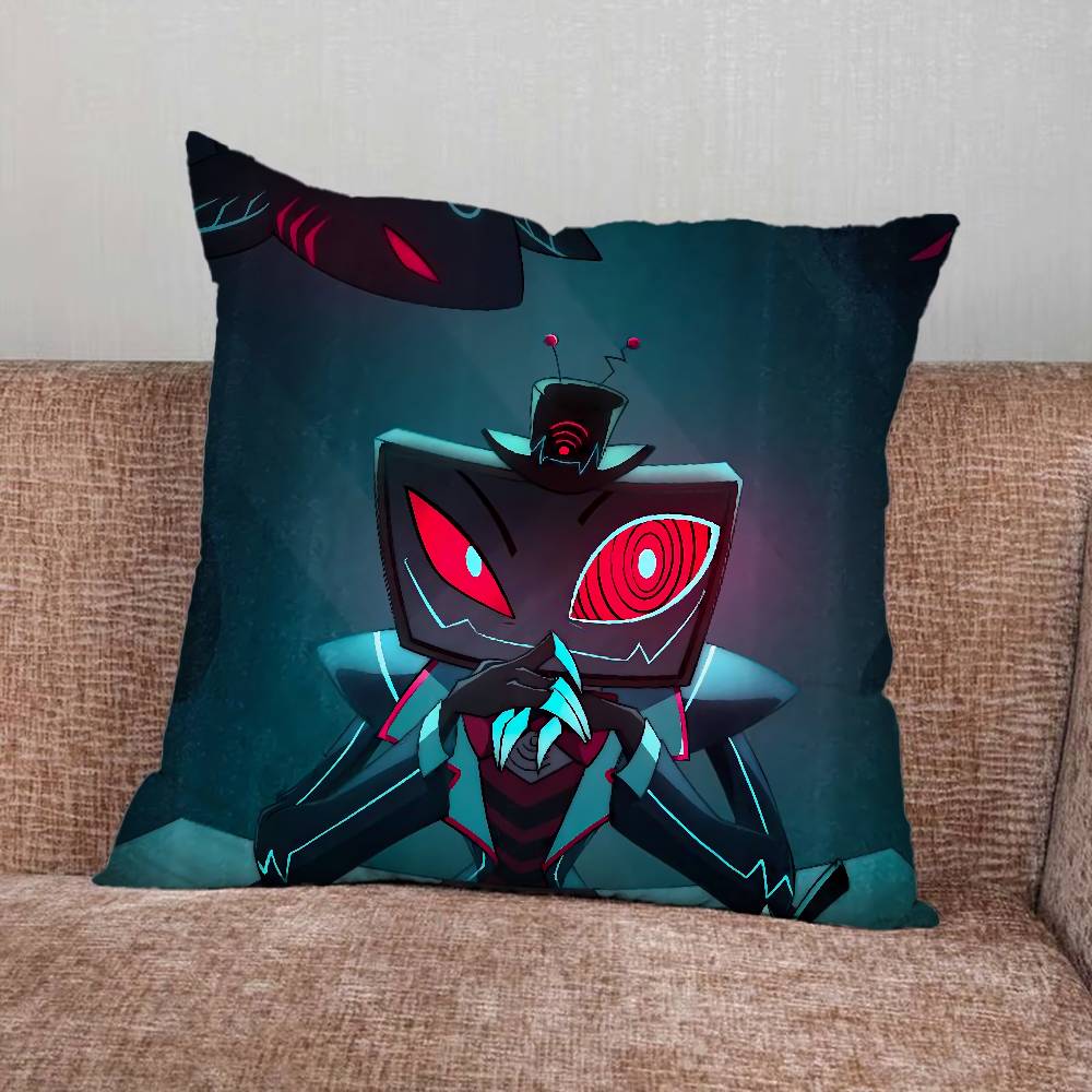HHazbin Comedy Hotel VVox Pillow Case For Home Bedroom Car Office Decoration Living Room Sofa Cushion Cover Suitable