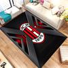 AC Milan (5) Tappeto Adatto per Soggiorni Camere da Letto Stanze dei Computer Zone Pranzo e Posizionamento Sotto Tavoli e Sedie Anche una Scelta Ideale per Uffici