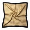 70x70cm Nylon Square Scarf Women Vintage Print Lightweight Accessory Office Casual Hair Styling