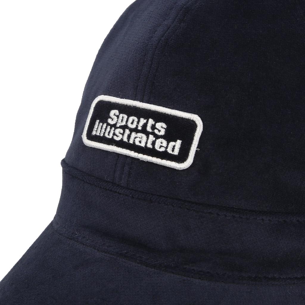 SPORTS ILLUSTRATED Velvet Earflap Hat (Black)