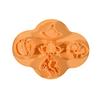 Silicone Halloween Baking Mold Set for Pudding Jelly Chocolate Cookie Candy Making with Five Themed Cavities for Kitchen Use