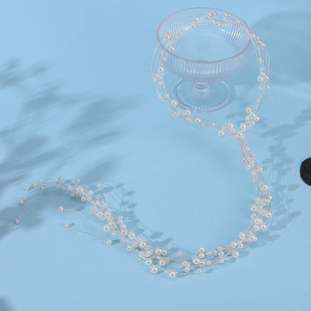 Handmade Fairy Hair Band Imitation Pearl Bridal Headdress Luxury Pearl Headdress Photoshoot