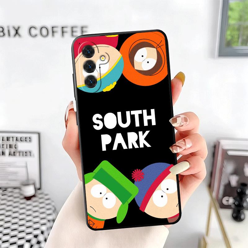 Cartoon S-South P-Parkes Soft Phone Case for Samsung A17 A37 A57 A16 A26 A36 A56 A15 A25 A35 A55 A14 A24 A34 A54 A13 A23 A33 A53