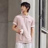 Li-Ning Quick-Dry Cool Antibacterial Breathable Polo Shirt Men Tops Chinaware-Pink APLU241-3