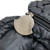 MONCLER logo Long Down Jacket Apparel Down jacket Nylon Black