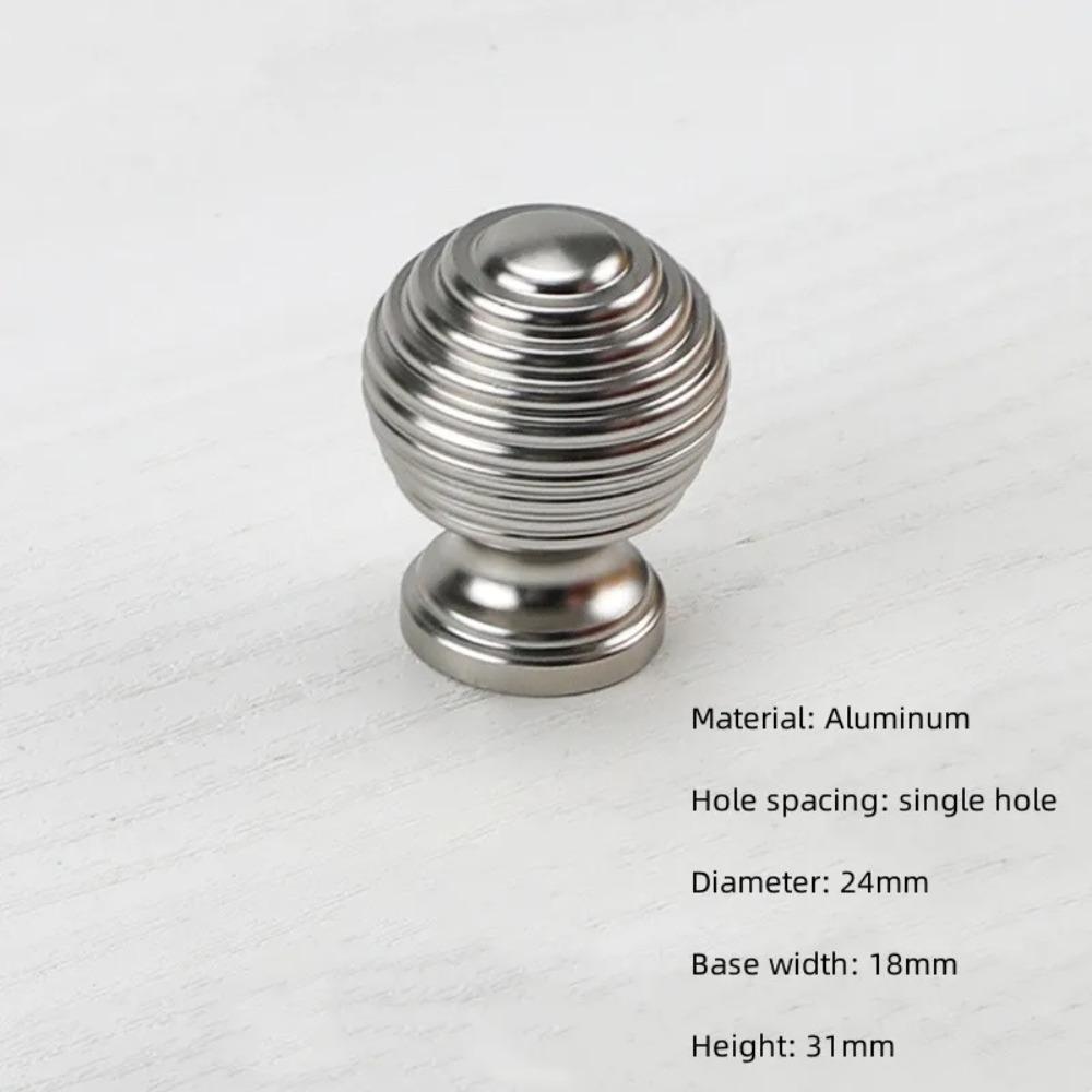 

Мебельная ручка из космического алюминия Серебряные мебельные ручки Круглая ручка Мебельные ручки Домашний декор style J