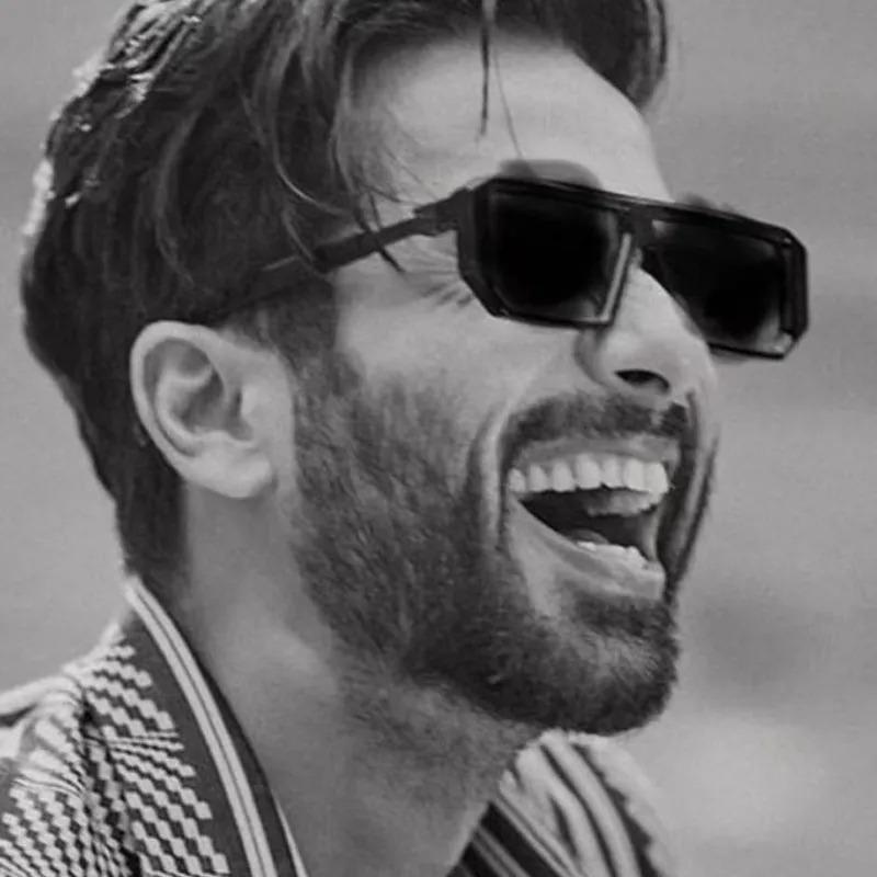 Fashion Retro Square Sunglasses Men Women Outdoor Sport Party Gathering Sunscreen Sunshade Glasses Non-polarized