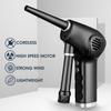 Cordless Air Duster USB Dust Blower Handheld Dust Collector Rechargable Large Capacity Portable for Laptop 65W