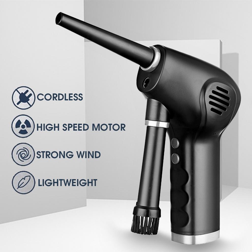 Cordless Air Duster USB Dust Blower Handheld Dust Collector Rechargable Large Capacity Portable for Laptop 65W