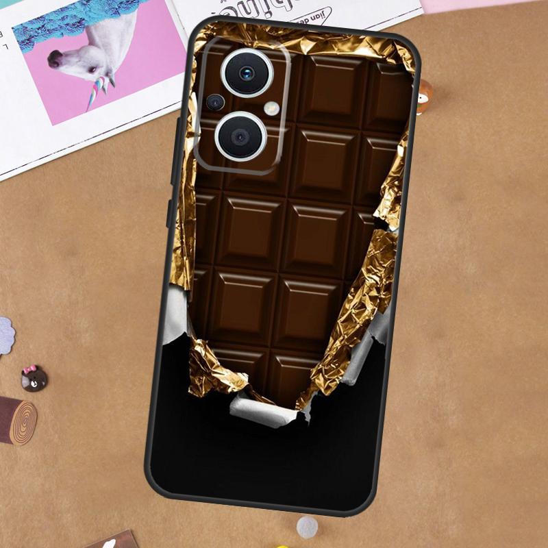 Chocolate Bar Case For OPPO Reno 4Z 5Z 8T 10 11 Pro 11F 5 6 7 8 Lite OPPO Find X5 X6 Pro X2 X3 Neo Cover