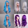 Cross Border Anime Cosplay Wavy Wig With Heat Resistant Fiber For Women