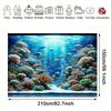 1 Underwater World Photography Background Cloth - Wall Paintings for Living Room  Bedroom  and Office Decoration