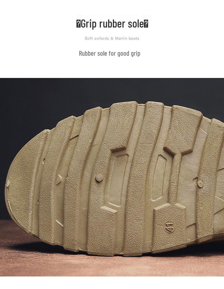 Men's 2025 Martin Boots: New Autumn/Winter Wear-Resistant High-Top Combat and Outdoor Sports Shoes