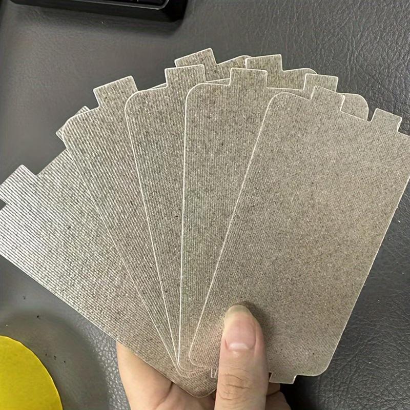 5/10 Peças Placa de Mica para Forno de Micro-ondas Placa de Cobertura de Guia de Onda Universal Cortável Resistente ao Calor Para Secadores de Cabelo, Torradeiras e Aquecedores