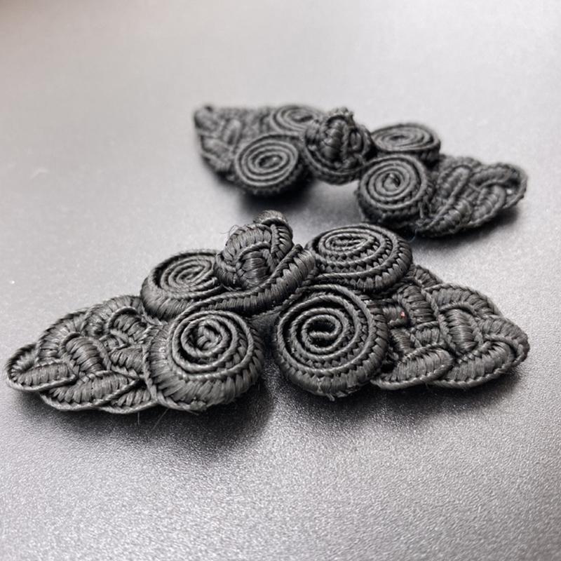 Handgefertigtes Erdbeer Chinesisches Cheongsam Knotenverschluss Bandverschluss Kostüm Tang Shirt Anzug DIY Nähen Handwerk