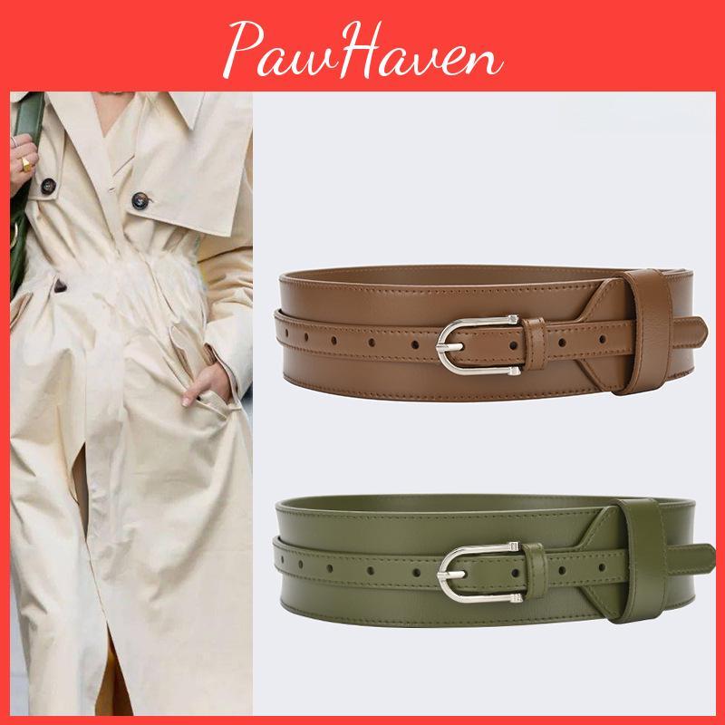 Dualpurpose Womens Leather Waist Genuine Belt With Skirtcoat Style