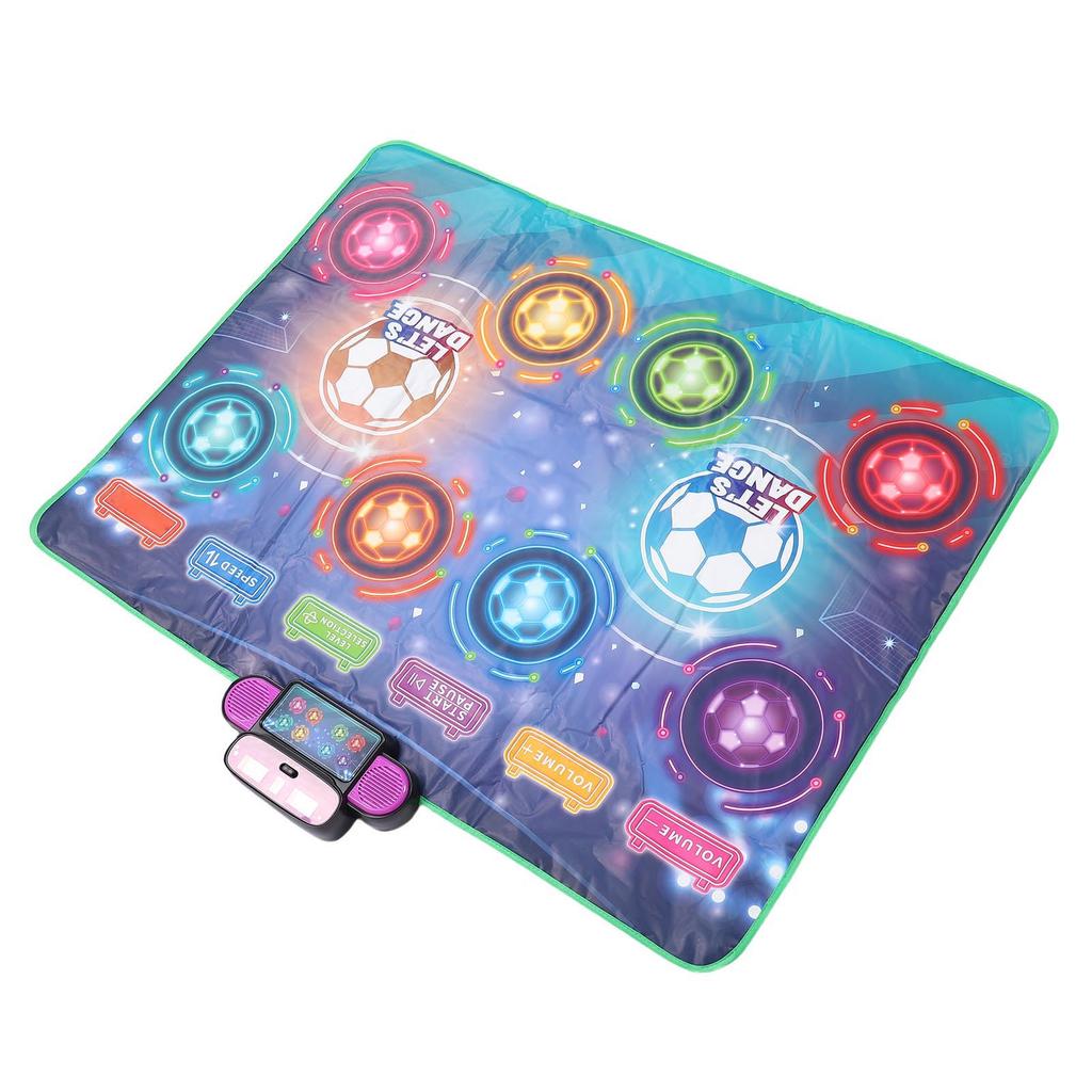 Double Player Dance Mat Interactive Challenging Levels Electronic Dance Mat for Kids