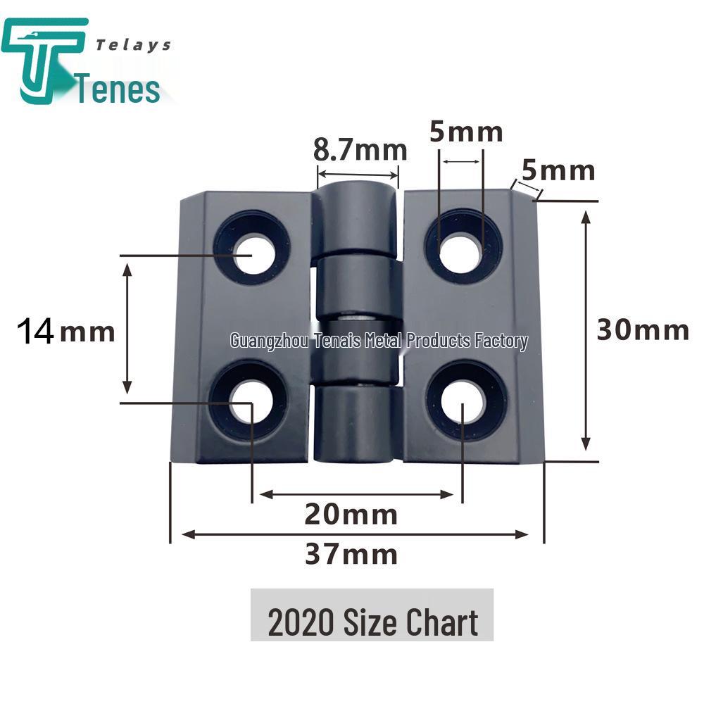 Aluminum Zinc Alloy Hinges for Cabinet Doors (2020, 3030, 3040, 4040)