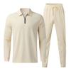 Men's Casual Tracksuit Set for Fall and Winter - Comfortable Loungewear Sweatsuit with Jacket and Pants