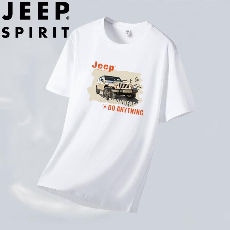 

JEEP SPIRIT Men s Cotton Short-Sleeve T-Shirt S
