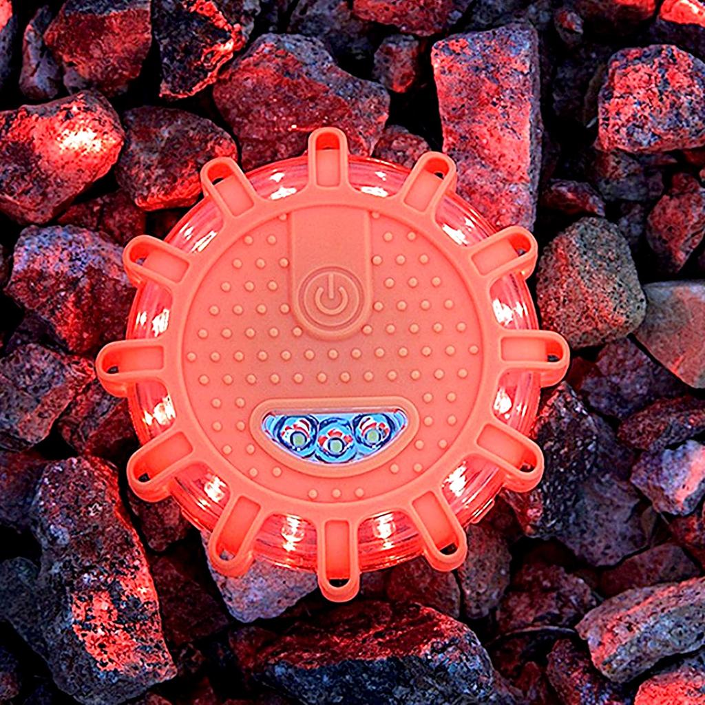 [TradeWind] LED Warning Light Battery Operated with Magnet 12+3LED Emergency