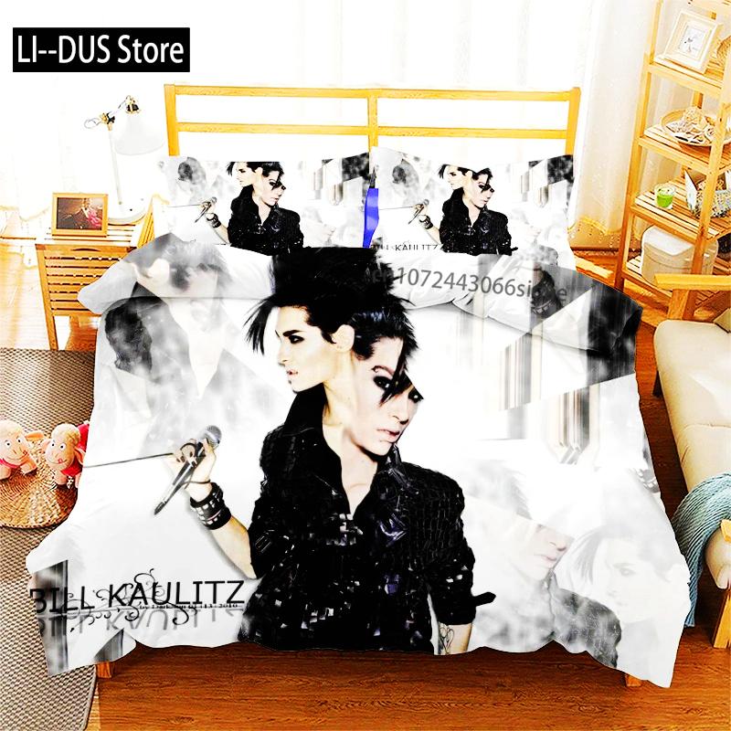 Rock Band Tokio Hotel3D Print Bedding Set Duvet Covers Pillowcases One Piece Comforter Bedding Sets Bedclothes Bed K581